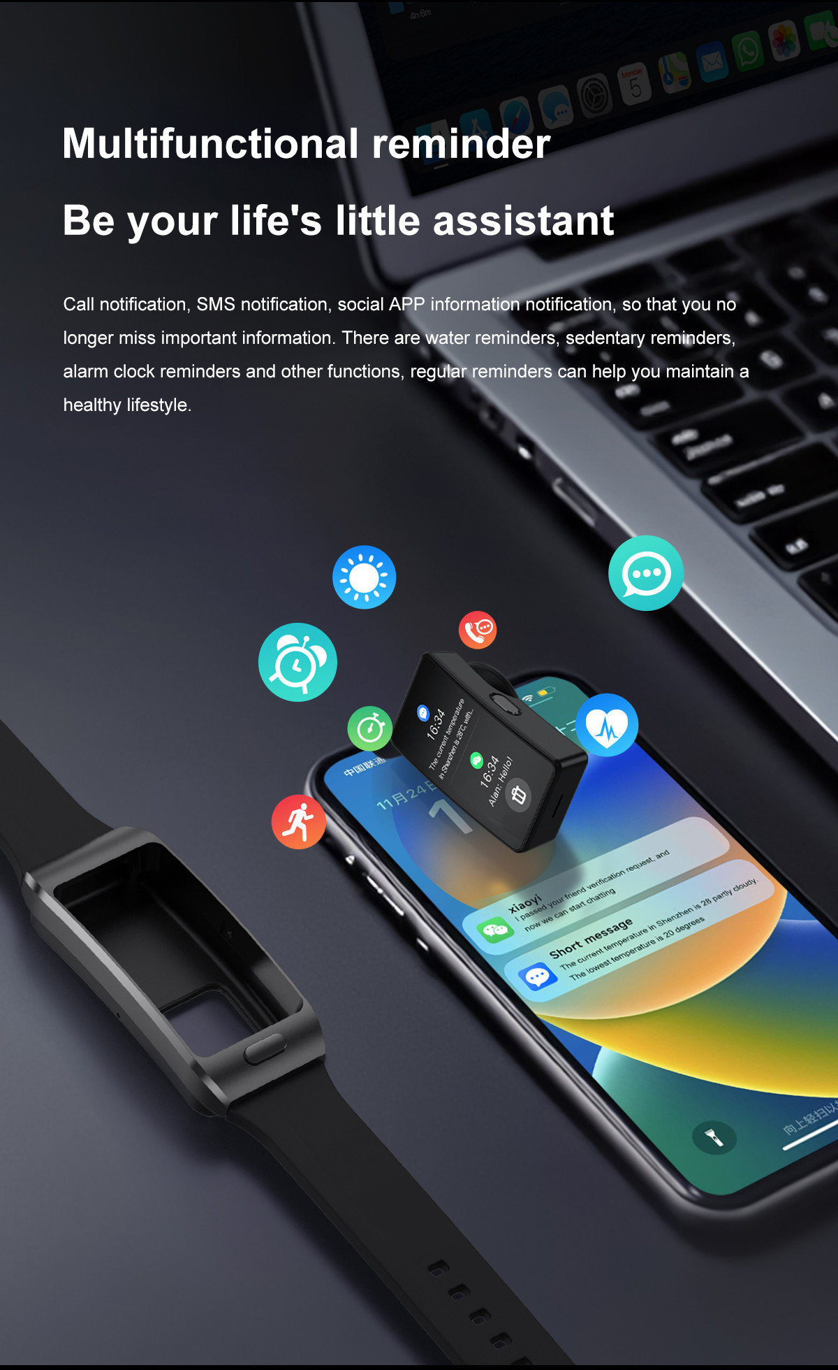 New 2 In 1 Headphones And Smartwatch Health Tracker ECG Measurement Smartwatches Z15max