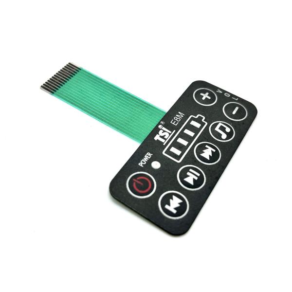 Customizable Membrane Switch with LED Operating Voltage 3V-24V Operating Current