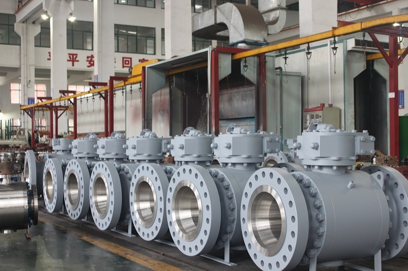 600LB Trunnion Ball Valve with Blowout Proof Design