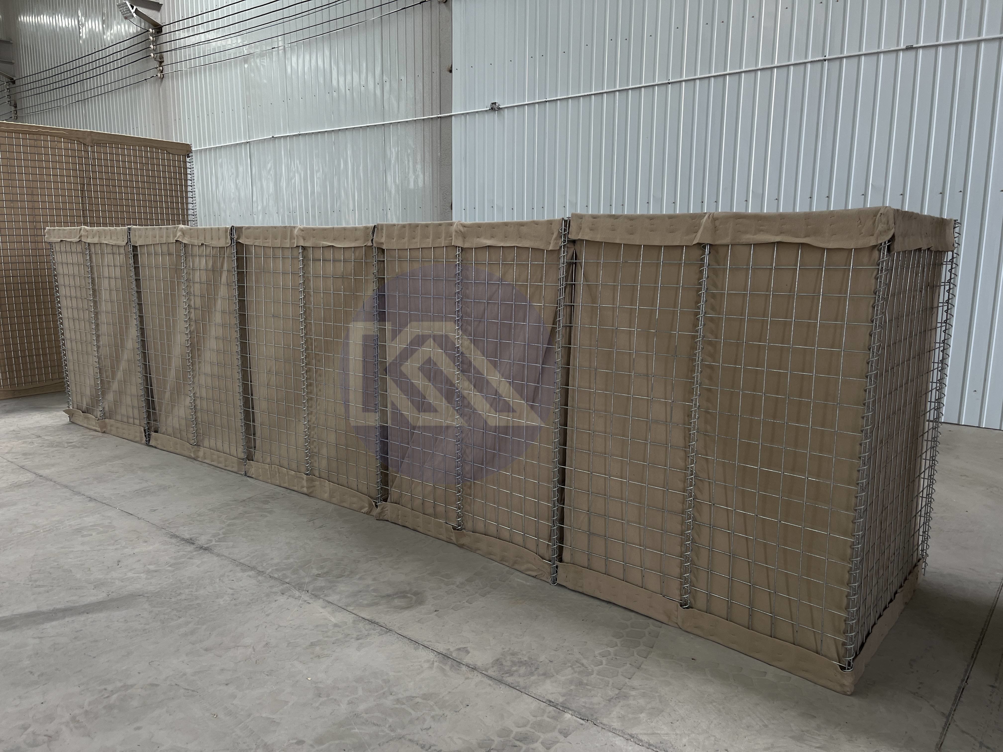Anti-Corrosion Heavy Duty Gabion Barrier Galfan Coating Mi10 Defensive Barrier For Emergency Retaining Wall