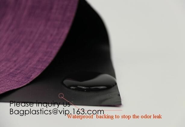 Carbon Lined Smell Proof Bags And Container With Lock,Discreet Odorless Carbon Lined Smell Proof Travel Storage Bag