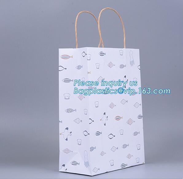 Luxury paper bags with handles Different Sizes,250gsm art paper shopping carrier bag custom printing with handle rope