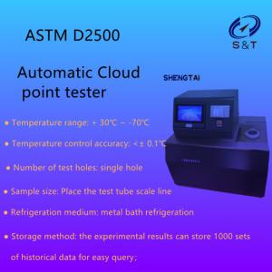 China ASTM D2500 Petroleum Testing Instrument Automatic Cloud Point Tester on sale