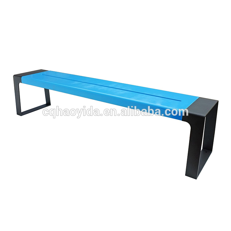 Powder Coated Urban 202cm Steel Garden Benches