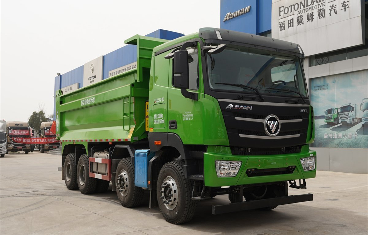 Foton Auman 490 Horsepower 8X4 6.8m AMT Automatic Dump Truck Dump (National&EU 1 to 2)for Transporting Heavy Cargo Goods