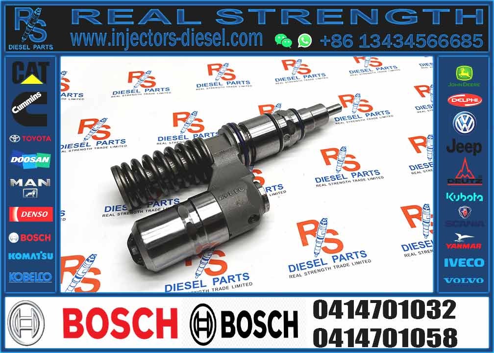 Excavator 0414701030 0414701032 0414701058 0414701059 1478643 1505199 Engine Common Rail Fuel Injector