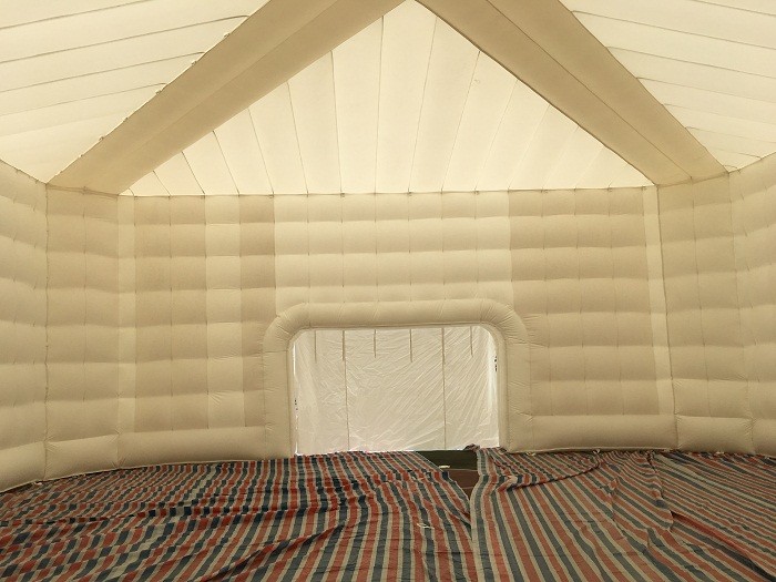 Durable Super Giant Inflatable Tent White Air Building Structure For Event / Party
