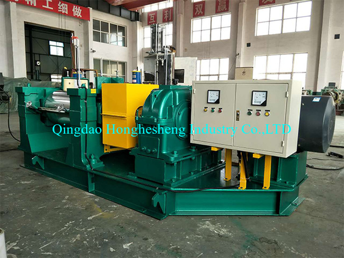 Rubber Mixing Mill With Stock Blender / Open Mixing Mill XK-450*1200