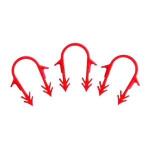 Self Adhesive Black Underfloor Heating Pipe Clips Water Resistant For Various