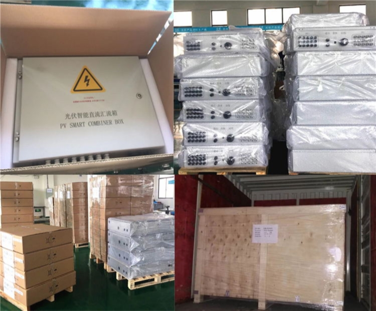 12 in 2out 1000vac Solar Junction Longmax Combiner Box for grounding protection