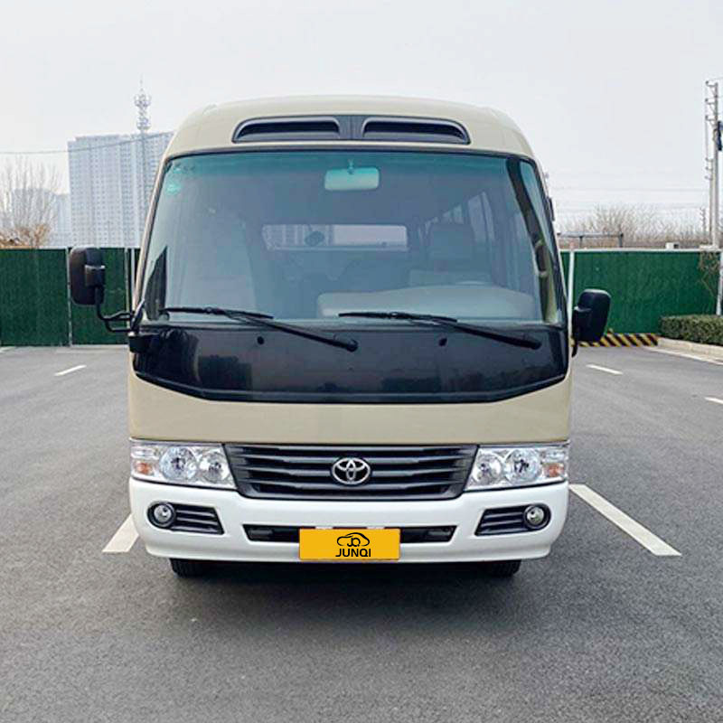 Mechanical Braking System Used Petrol Car 19 20 Seats Toyota Coaster Bus