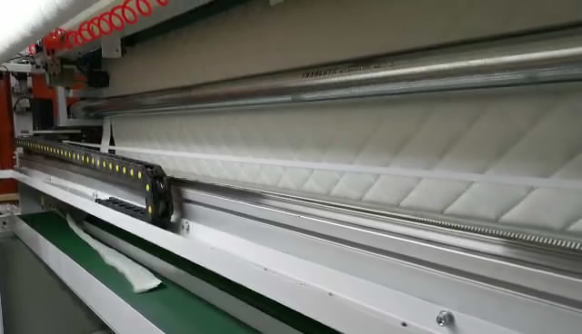 96 Inch 128 Inch Ultrasonic Commercial Textile Fabric Cutting Machine