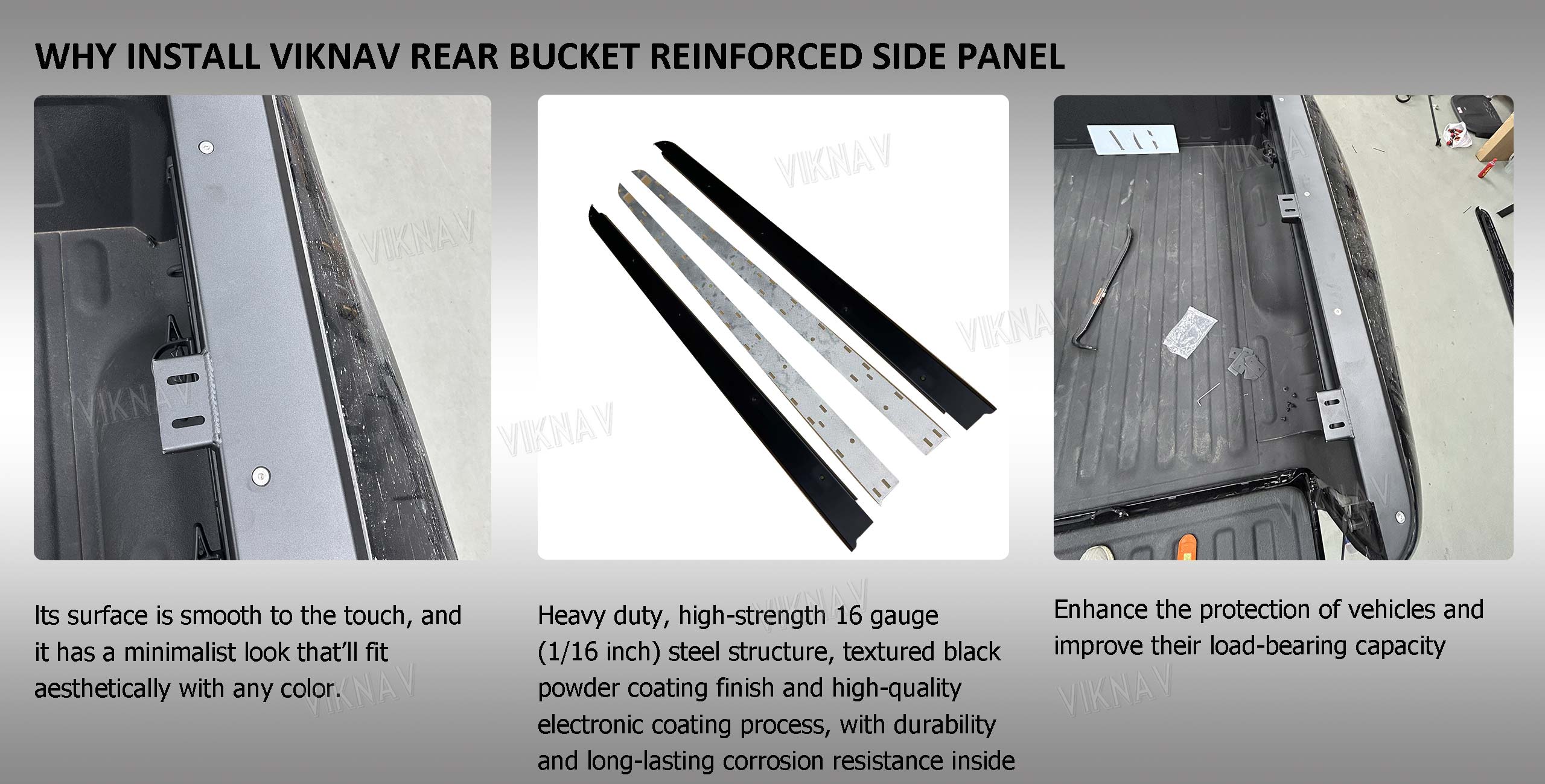 Customized F150 Raptor Pickup Tonneau Cover Rear Bucket Bed Replacement