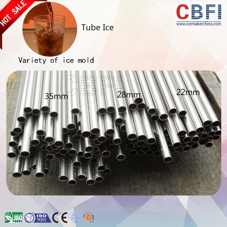 CBFI Large Capacity, Touch Screen, Tube Ice Machine Efficient Water Cooling