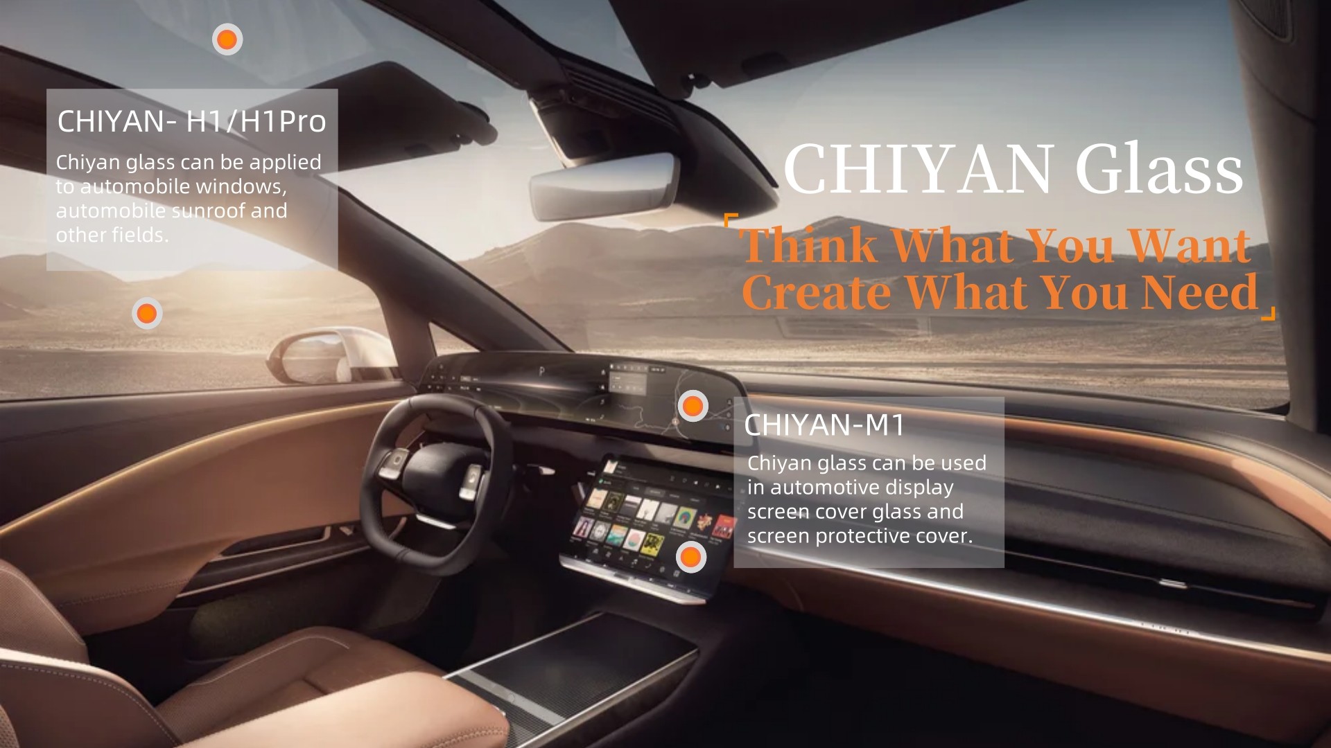 CHIYAN Alumino Silicate Glass Pro For Vehicle Display Car Mounted Cover