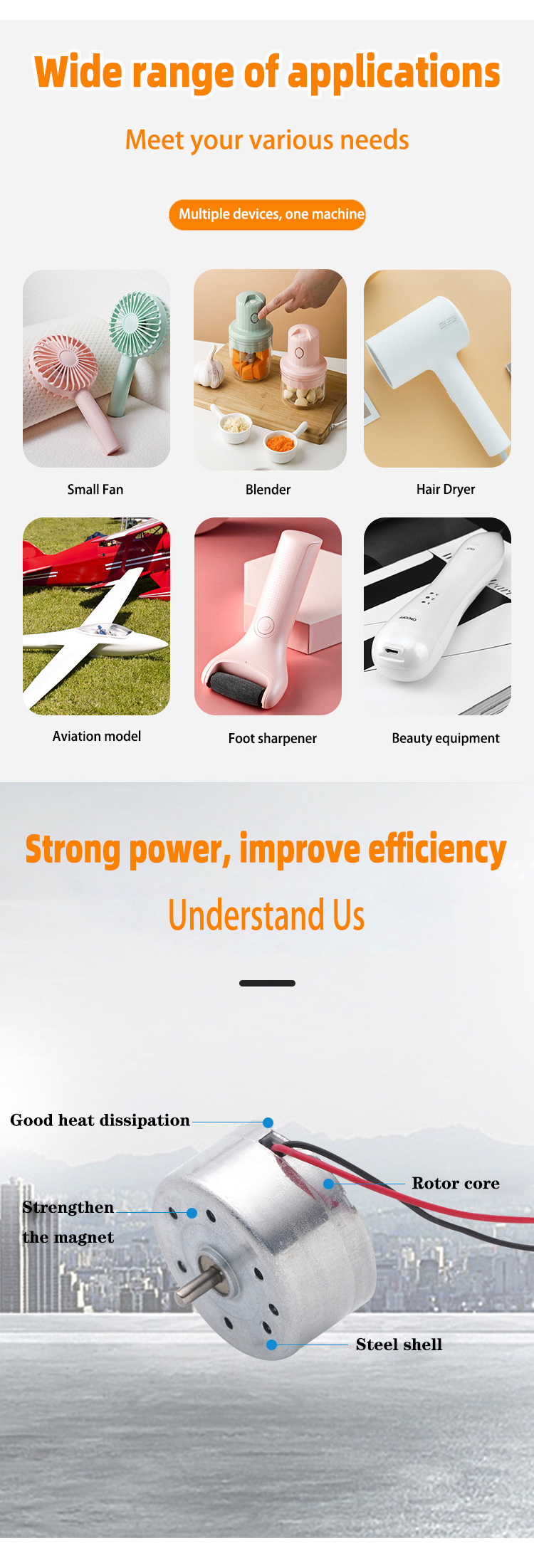 Faradyi Customized 3v 12v 5w 10w Micro Free Energy Generator Torque Hight Low Rpm Bldc Brushless Permanent Magnet Mini Dc Motor