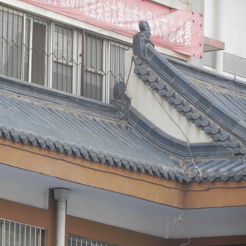 Temple Chinese Glazed Roof Tiles Hotel Antique Traditional Hotel Villa