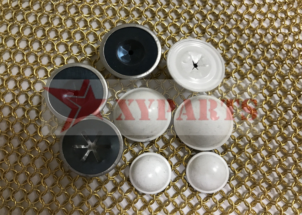 Speed Self Locking Metal Dome Cap Washer For Fixing Insulation Pins