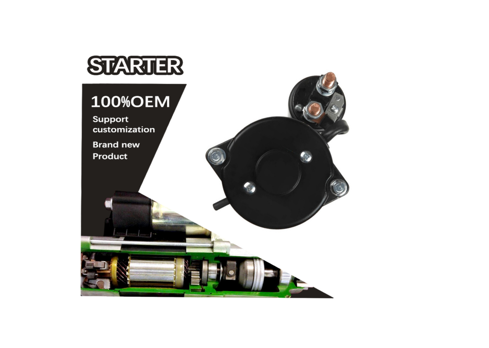 12V 11T CW STARTER 11.132.433, 11.132.305 11.132.259 296190300 296191800 29619400 296195620 296195640 1530359C1