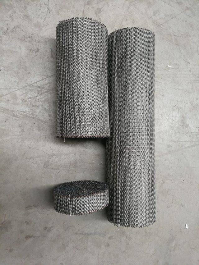 High Temperature 314 310s Stainless Steel Spiral Mesh Conveyor Chain Belt Metal