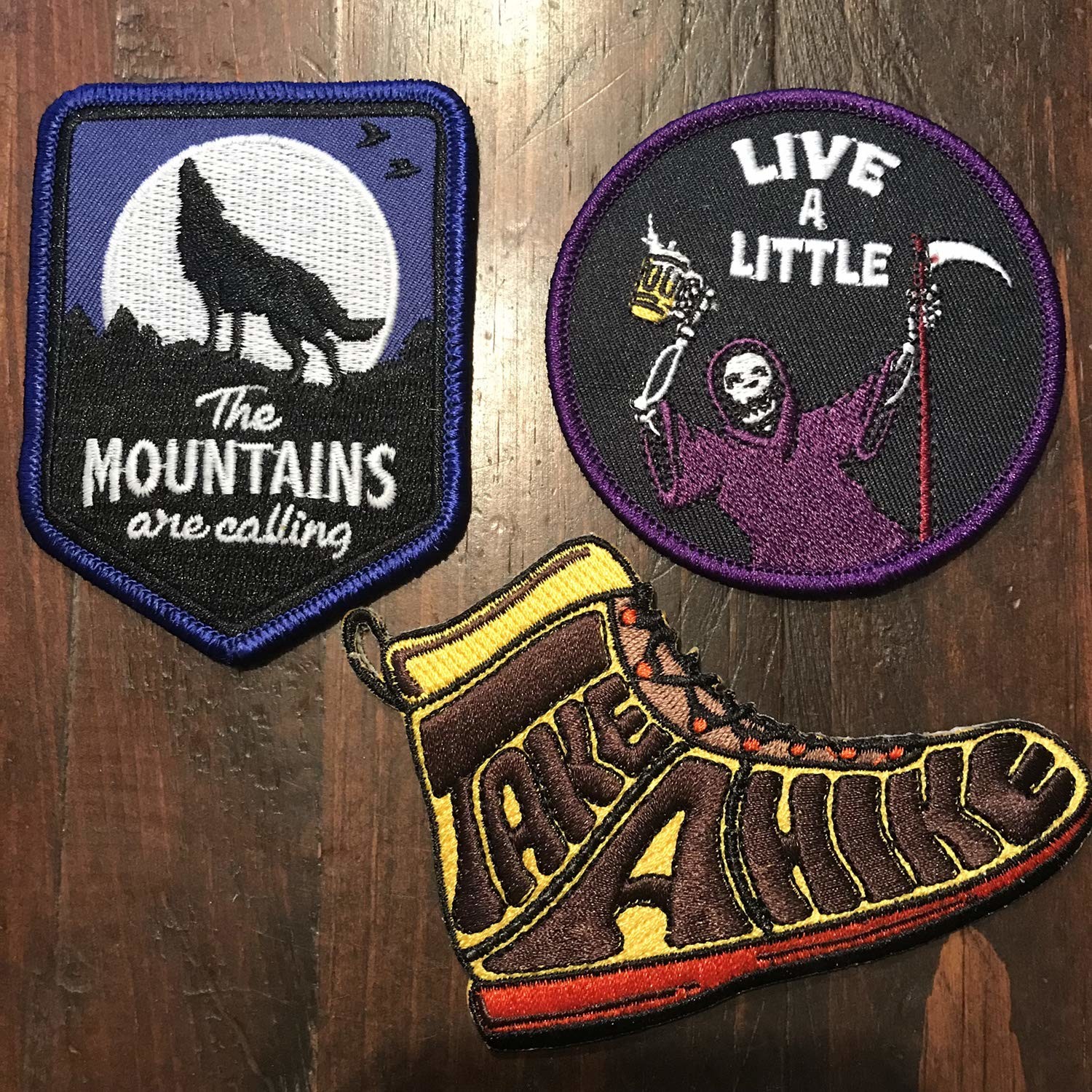 Animal Cat Birds Custom Velcro Patches Woven Embroidery Handmade