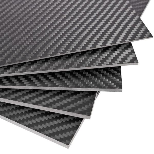 3K Carbon Fiber Plate Sheet 200mm X 300mm X 2mm Thickness Pure Carbon Fiber