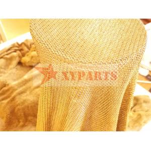 Hanging Frame Electroplating Metal Ring Mesh For Decorative Partition