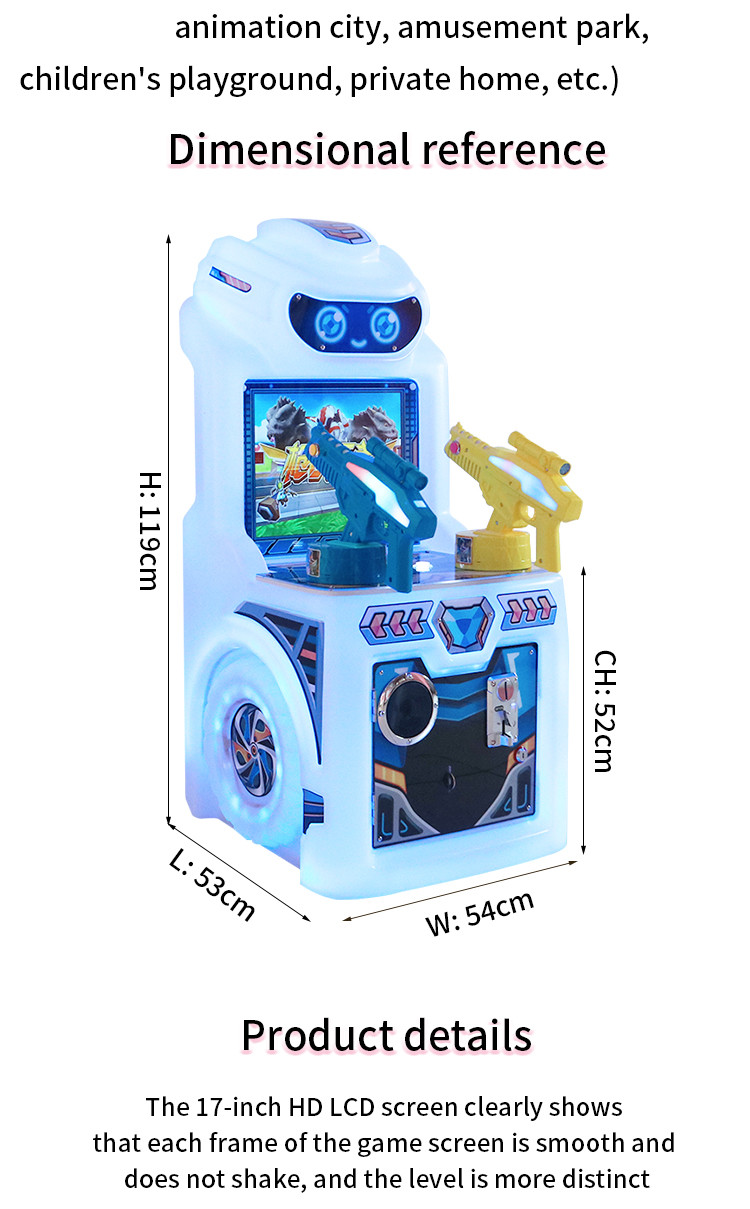 2025 New Model Commercial Coin-operated Arcade Game Machine For Children