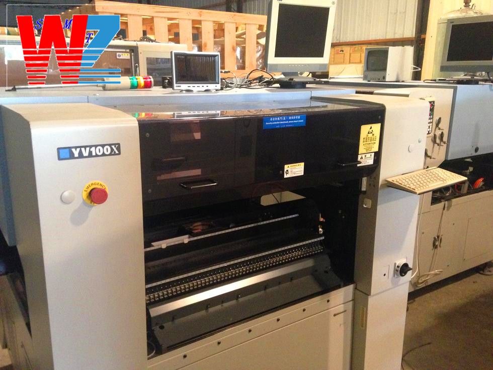 Pcb Assembly Line Smt Yamaha YV100X Pick And Place Machine