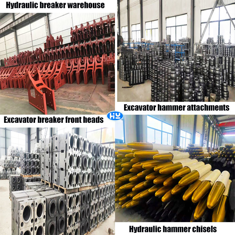 Excavator Side Hydraulic Rock Breaker Hammer Box Silence 200mm 280bar