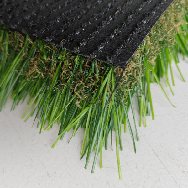 Landscape Leisure Non Infill Synthetic Turf With 260 Stitches/M 50mm Pile Height With Straight And Curved Grass