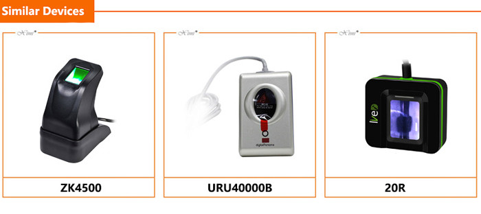 Live ID Bio USB Fingerprint Scanner , Digital Fingerprint Scanner 2 Million Pixels CMOS
