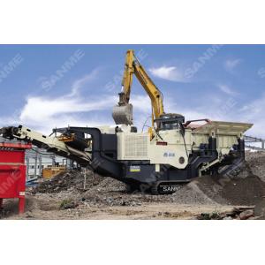 China Granite Limestone 480t/H Mobile Cone Crusher For Construction Waste on sale