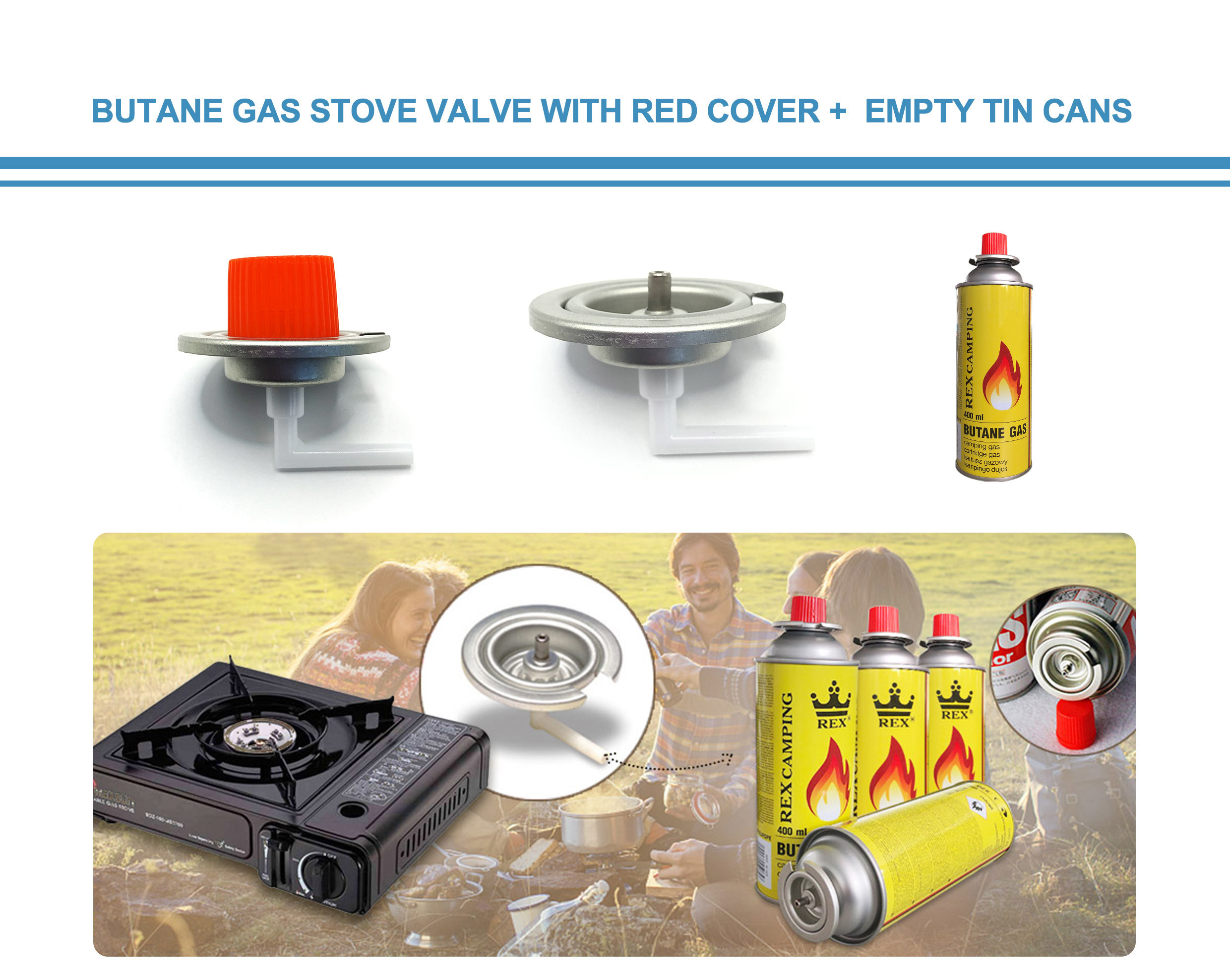 Efficient Butane Cylinder Valve For Gas Stoves