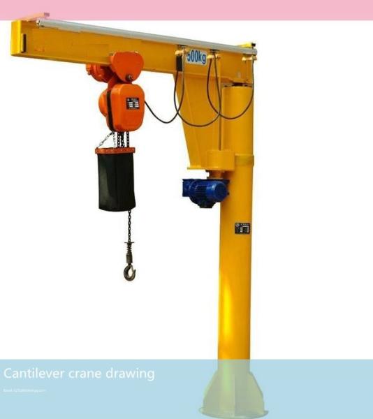BZ 2T cantilever crane, cantilever crane for lifting materials, rotary crane and