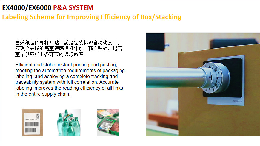 Automatic Piezo High Resolution Inkjet Printer Case Labeling System For Packaging Lines