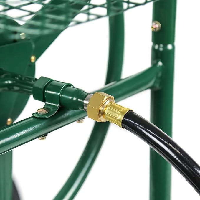 GOURD Outdoor Yard Water Planting Truck Garden Water Hose Reel Cart