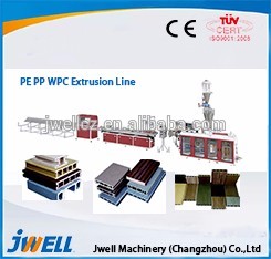 Jwell PVC Free Foaming/UV Lmitation Marble Board Extrusion Line