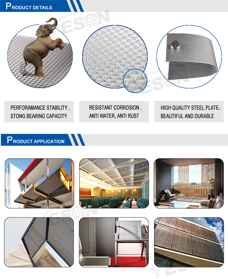 Stainless Steel Perforated Wire Mesh Mesh Sheets Round 8MM Thickness