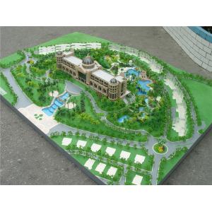 China Physical scale model with warm lighting for building construction presentation on sale