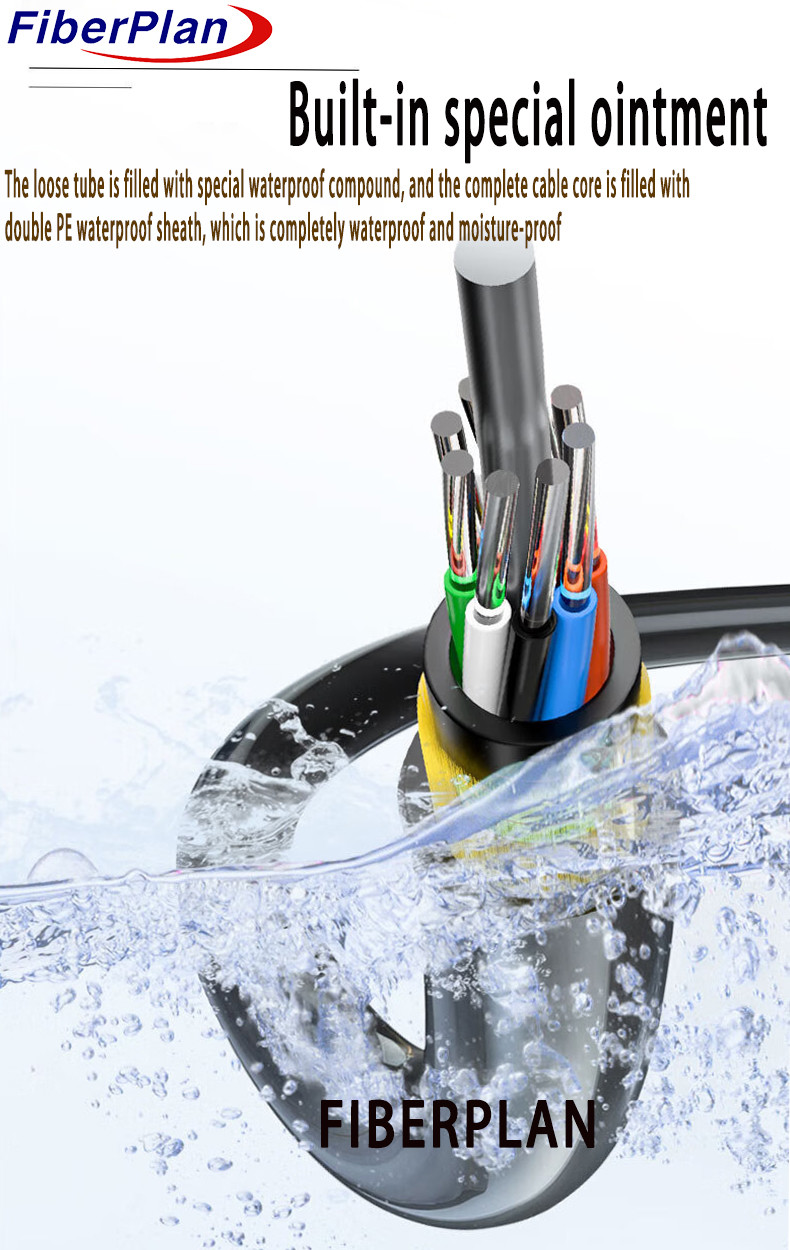 Fibra Optica Good Quality ADSS Single Mode Aramid Yarns Fiber Optic Cable