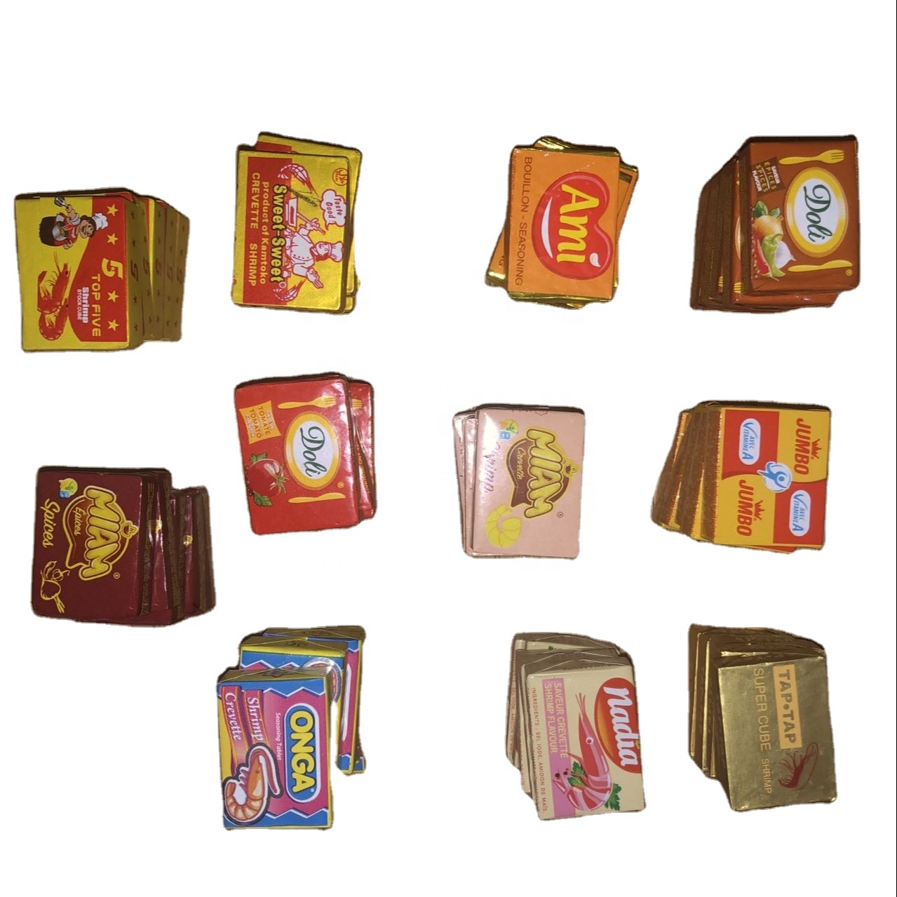 Dried Shrimp Powder Bouillon Seasoning Cube for Chicken Shrimp and Vegetable Stock