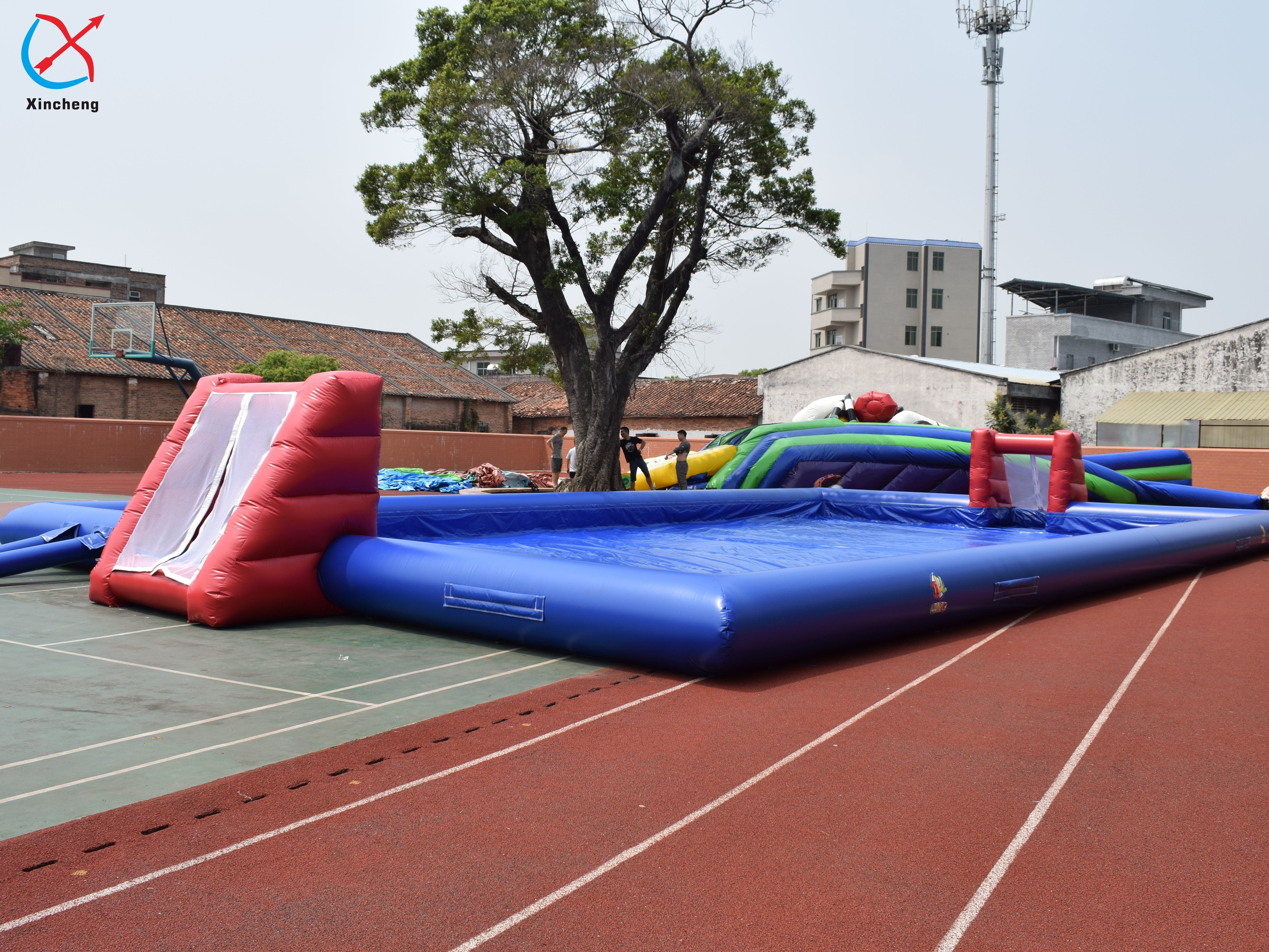 Manufacturers Inflatable Football Sports Inflatable Long Jump Game