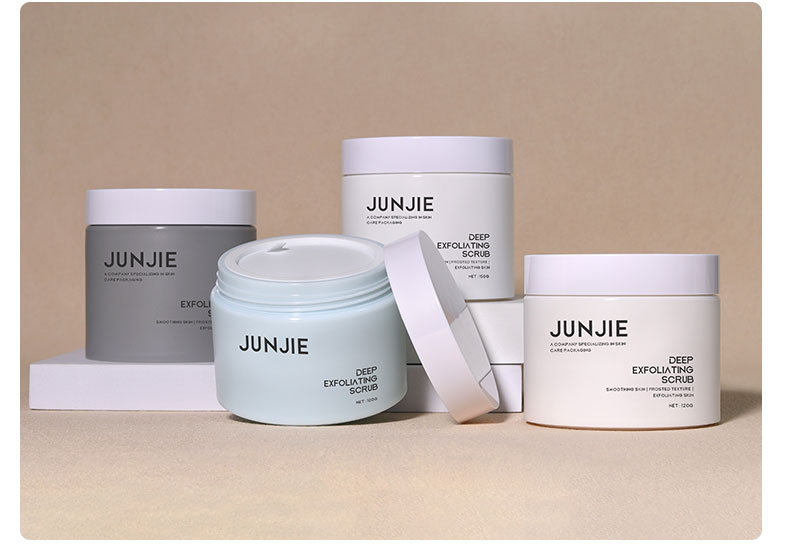 Eco Friendly Plastic Jars 80g 100g 120g 200g Empty Body Butter Containers