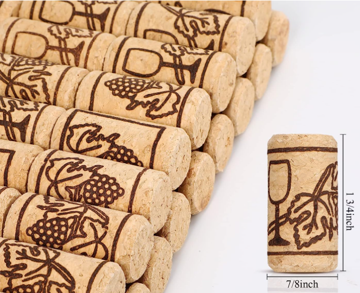 Bottles Custom T Shape Wine Cork Wooden Bar Top Cap Nature Cork Wine Bottle Cork Stopper
