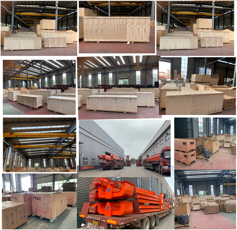 Steel Box Type 20T Single Beam Gantry Crane Electric Hoist