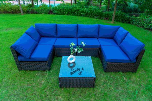 Garden Sofa Set Outdoor Furniture Steel Modern Sofa Dining Residential