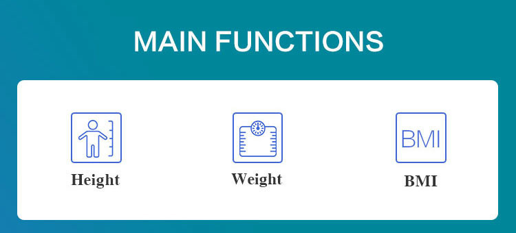 Wifi Interconnection Human Electronic Height And Weight Machine Smart Voice Broadcast