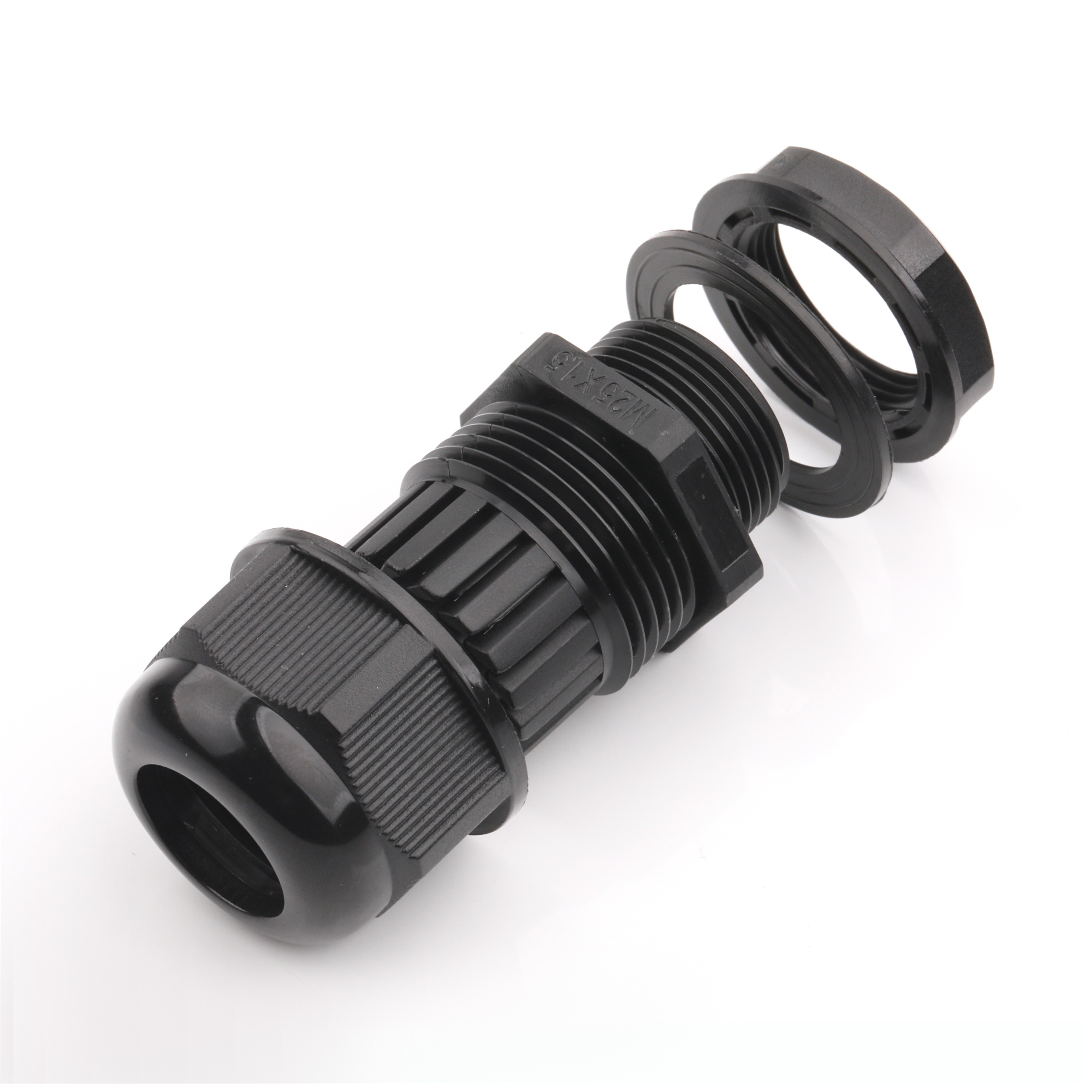 M25 Industrial Waterproof Connector Shell with 3Pin/4Pin/6Pin/7Pin/8Pin Supports Customized Wire Processing OEM/ODM