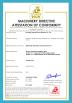 Changshu Sail Nonwoven Machine Co., Ltd. Certifications